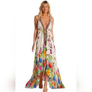 La Moda Resort Halter 3-Way Wear Maxi Dress